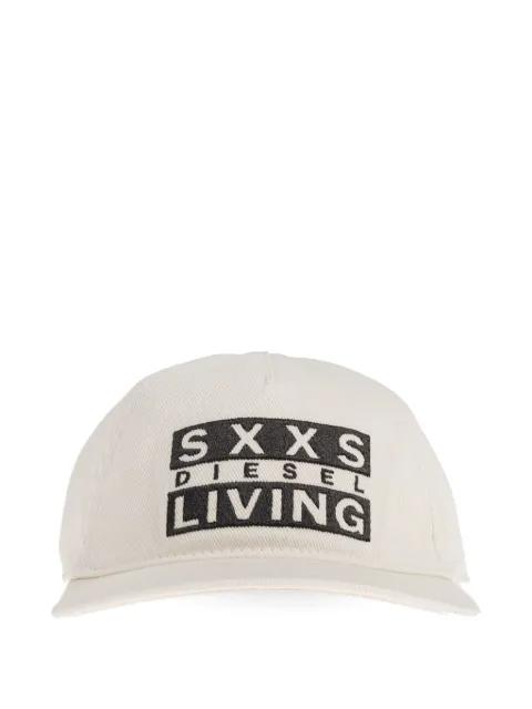embroidered-logo cap by DIESEL