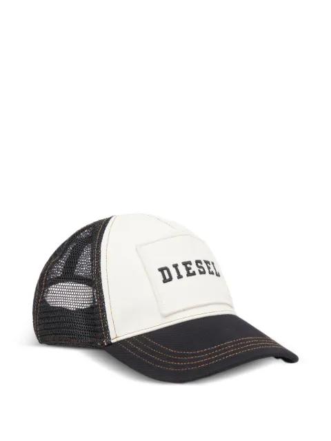 embroidered-patch cap by DIESEL