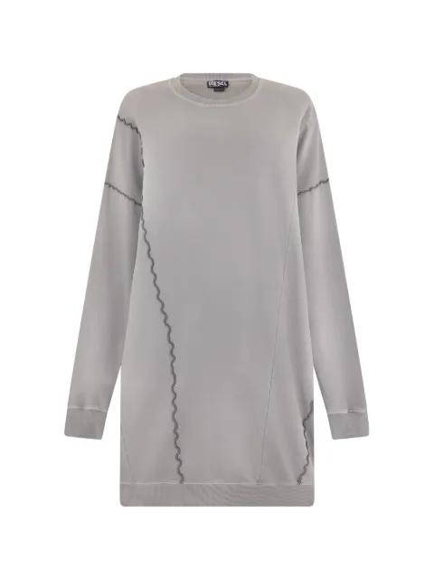 exposed-seam mini dress by DIESEL