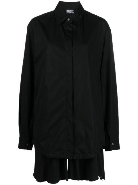 extra-fabric-detail shirt by DIESEL