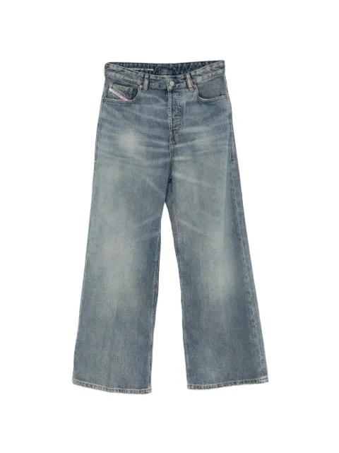 faded denim jeans by DIESEL