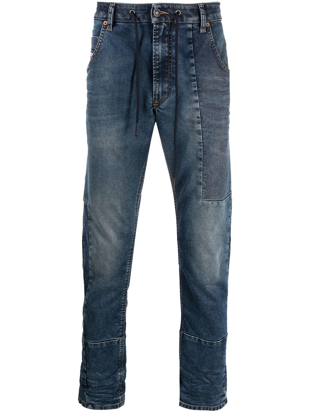 faded-effect mid-rise jeans by DIESEL