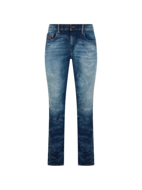 faded-effect straight-leg jeans by DIESEL