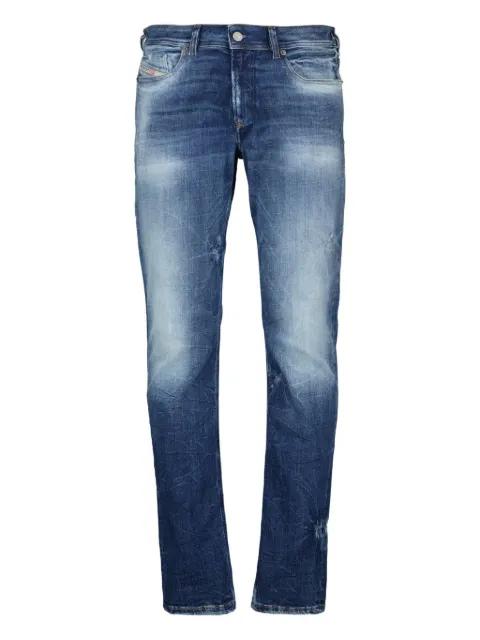 faded-wash slim-fit jeans by DIESEL