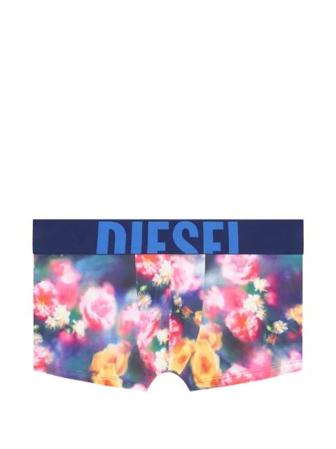 floral-print boxer by DIESEL
