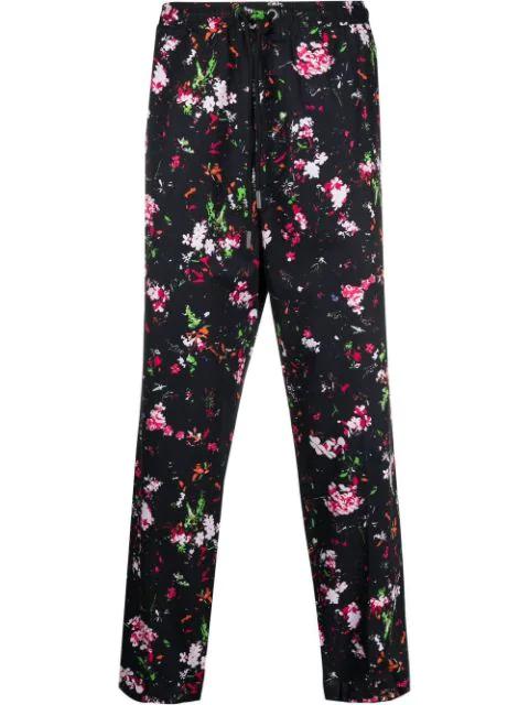floral-print trousers by DIESEL