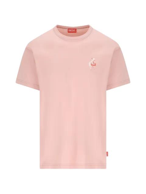 graphic crew-neck T-shirt by DIESEL