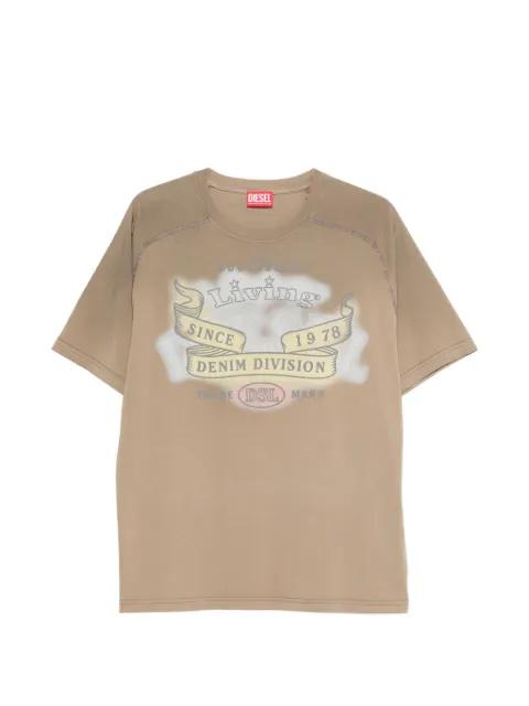 graphic-print T-shirt by DIESEL