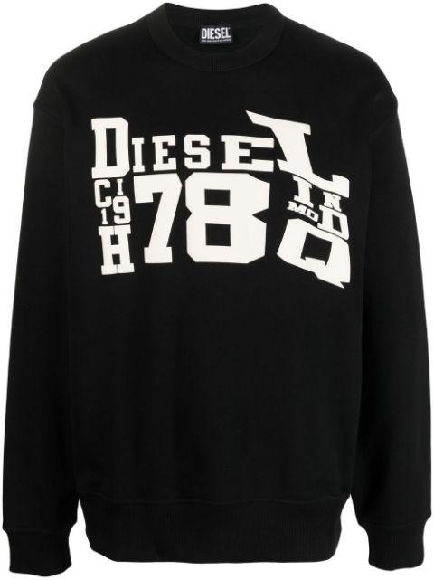graphic-print sweatshirt by DIESEL