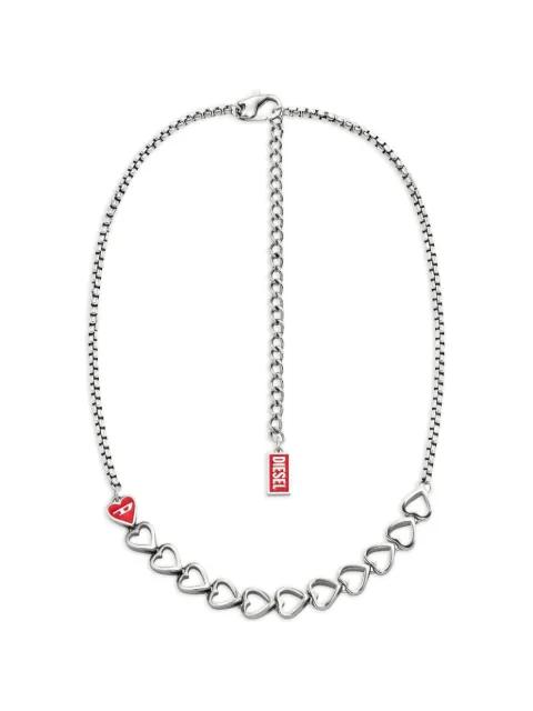 heart-charm chain necklace by DIESEL