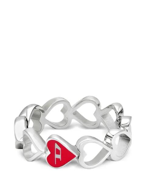 heart enamel ring by DIESEL