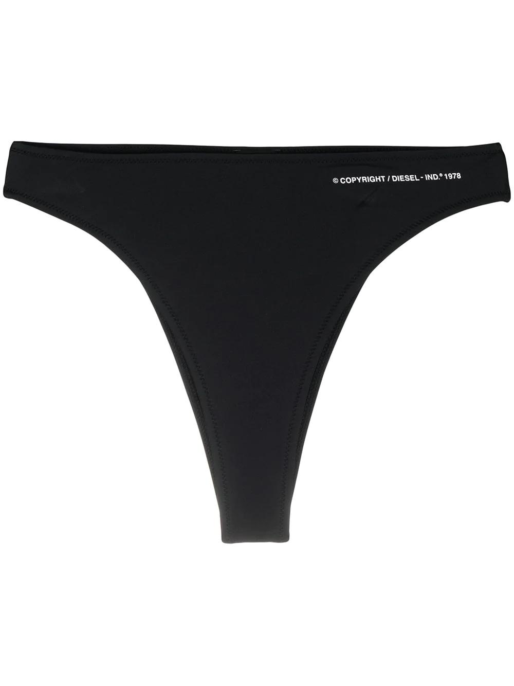 high-waist bikini briefs by DIESEL