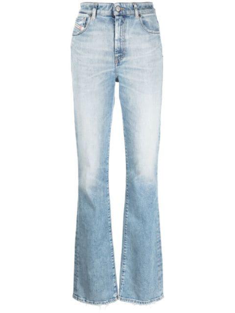 high-waisted flared jeans by DIESEL