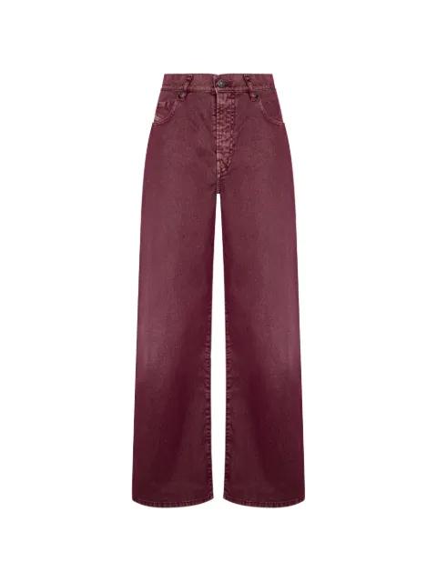 high-waisted wide-leg jeans by DIESEL