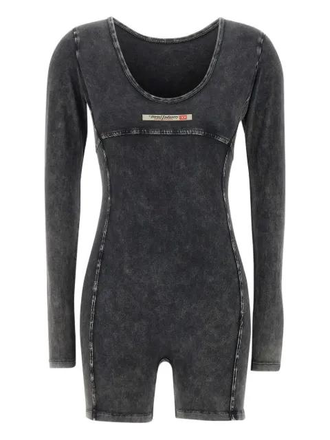 jersey long-sleeve playsuit by DIESEL