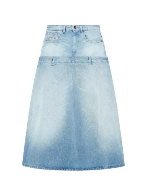 layered-effect flared skirt by DIESEL