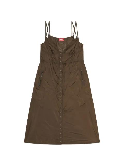 layered midi dress by DIESEL