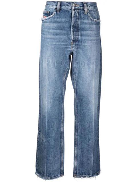 light-wash wide leg jeans by DIESEL