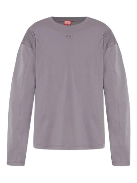 logo-appliqué long-sleeve T-shirt by DIESEL
