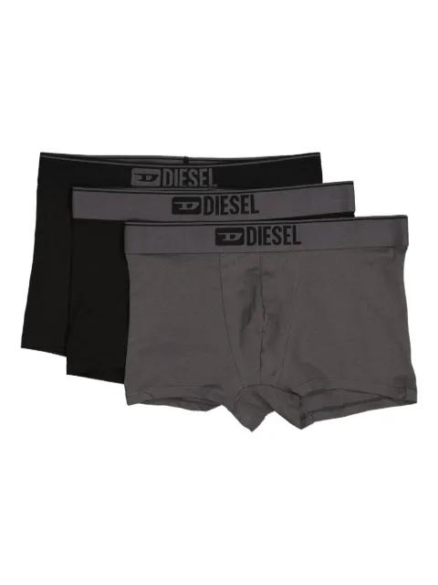 logo-detail boxer shorts (pack of three) by DIESEL