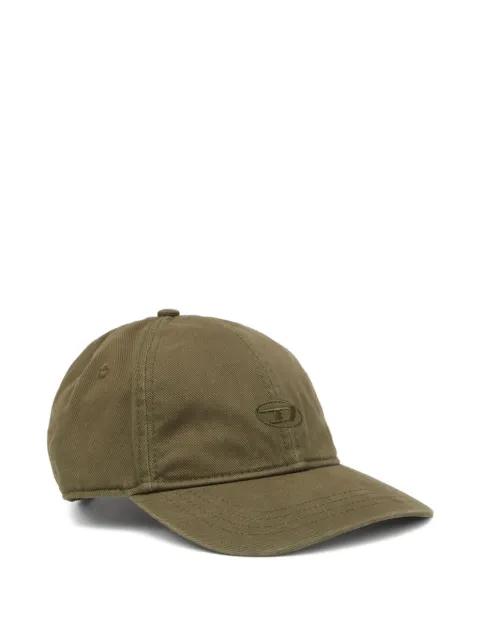 logo-embroidered baseball cap by DIESEL