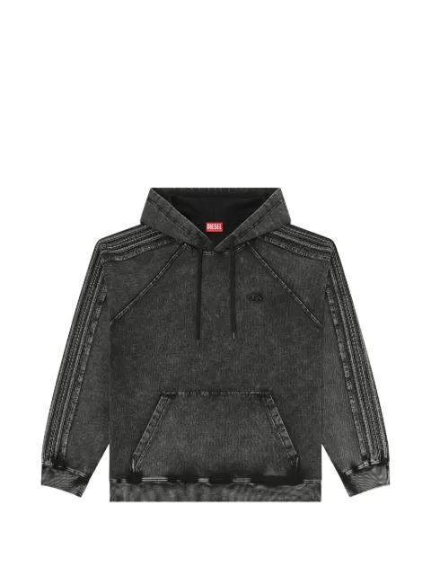 logo-embroidered hoodie by DIESEL