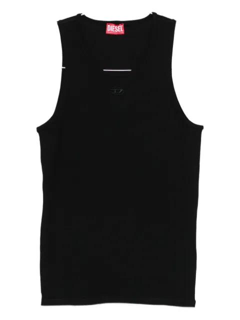logo-embroidered tank top by DIESEL