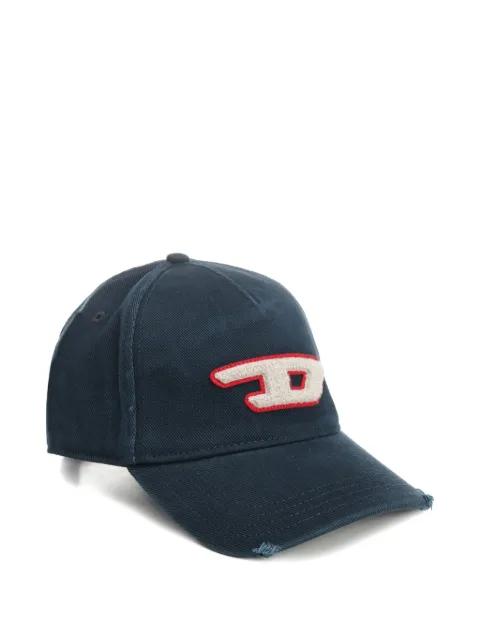 logo-patch baseball cap by DIESEL