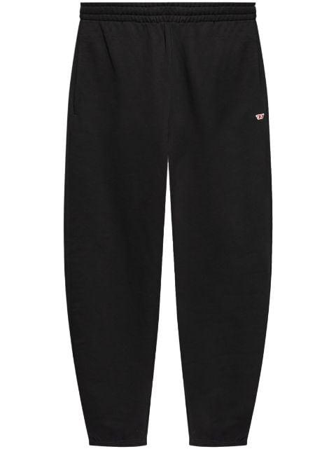 logo-patch cotton track pants by DIESEL