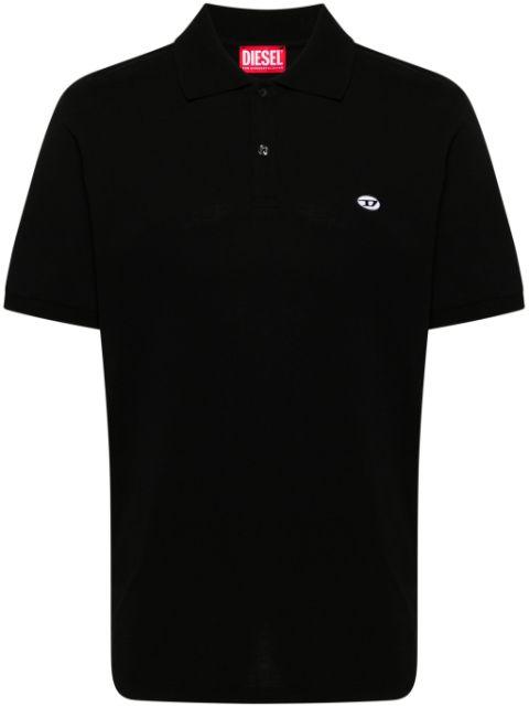 logo-patch polo shirt by DIESEL