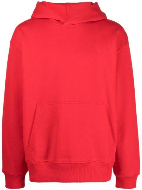 logo-print long-sleeve hoodie by DIESEL