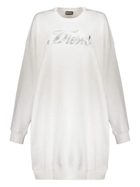 logo-print mini dress by DIESEL