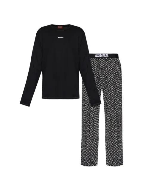 logo-print pajamas by DIESEL