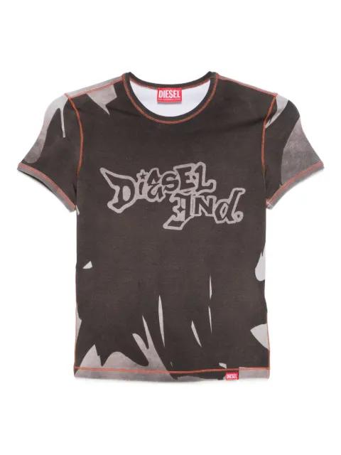 logo-print t-shirt by DIESEL