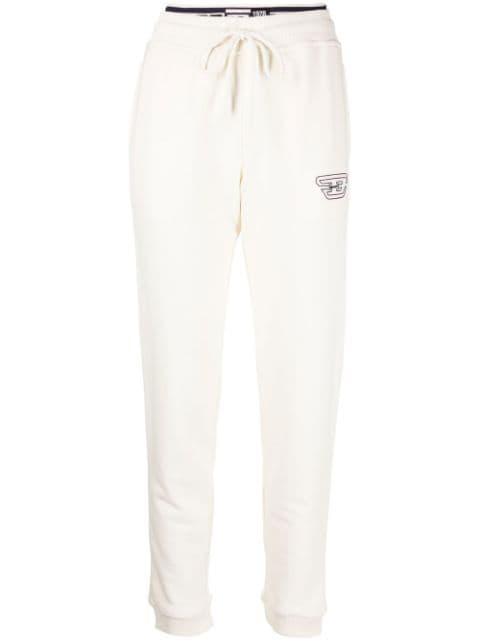 logo-print track pants by DIESEL