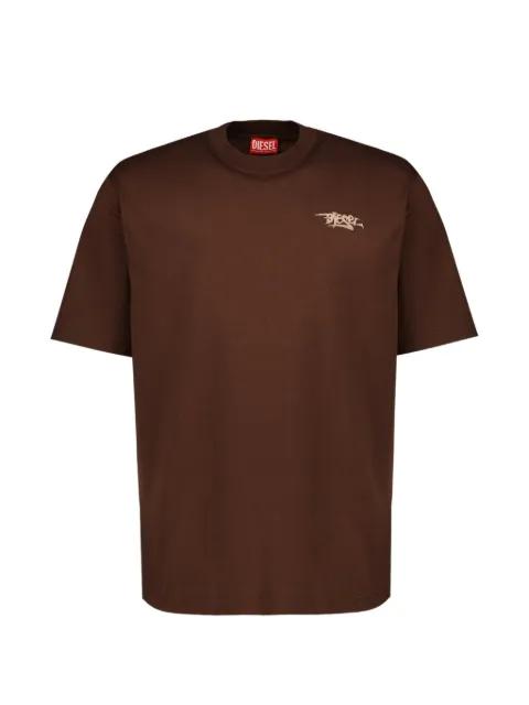 logo printed T-shirt by DIESEL