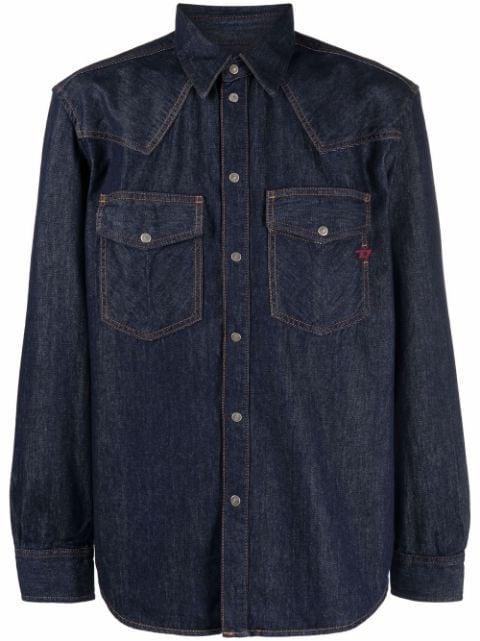 long-sleeve denim shirt by DIESEL