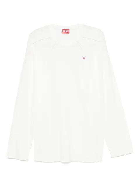 long-sleeve panelled T-shirt by DIESEL