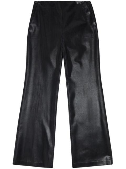 mid-rise flared trousers by DIESEL