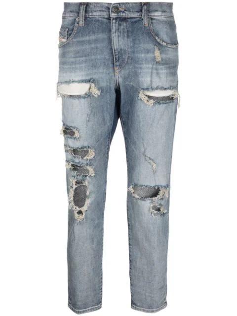 mid-rise slim-cut jeans by DIESEL