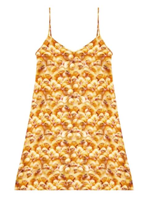 midi D-Ulcet print dress by DIESEL