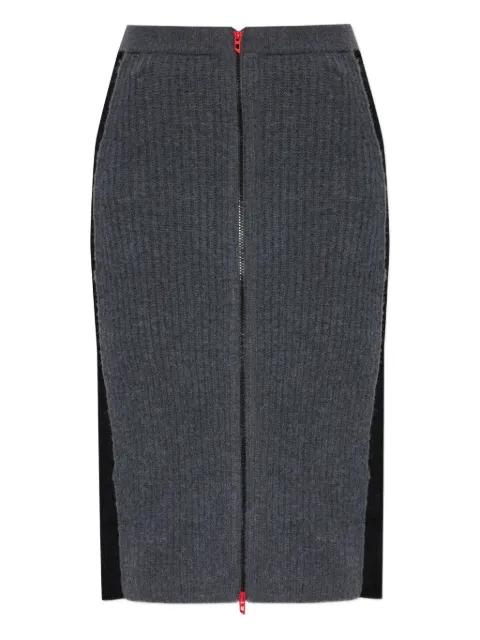 midi M-Lousi ribbed panelled skirt by DIESEL
