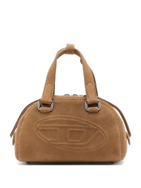 mini 1DR Dome leather tote bag by DIESEL