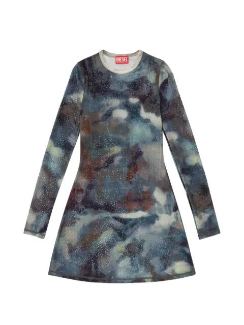 mini D-Uplo abstract-pattern dress by DIESEL
