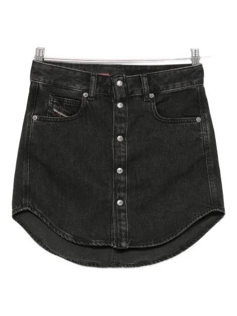 mini De-Ard button-front denim skirt by DIESEL