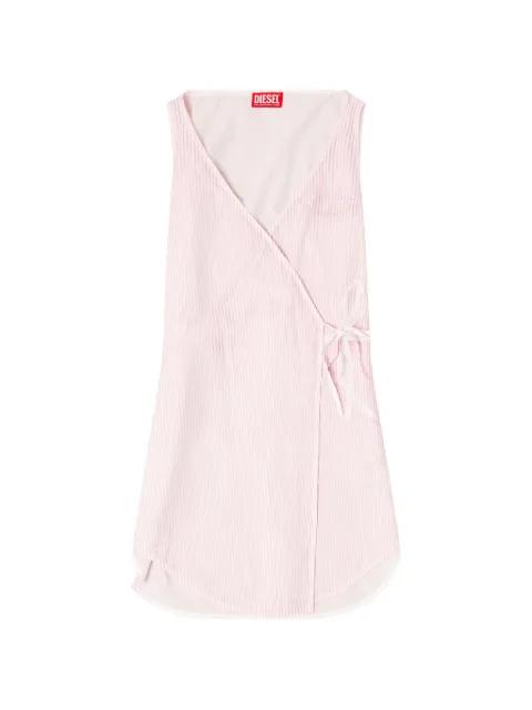 mini V-neck striped dress by DIESEL