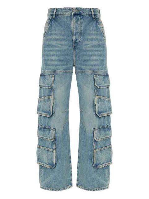 multi-pocket cargo jeans by DIESEL