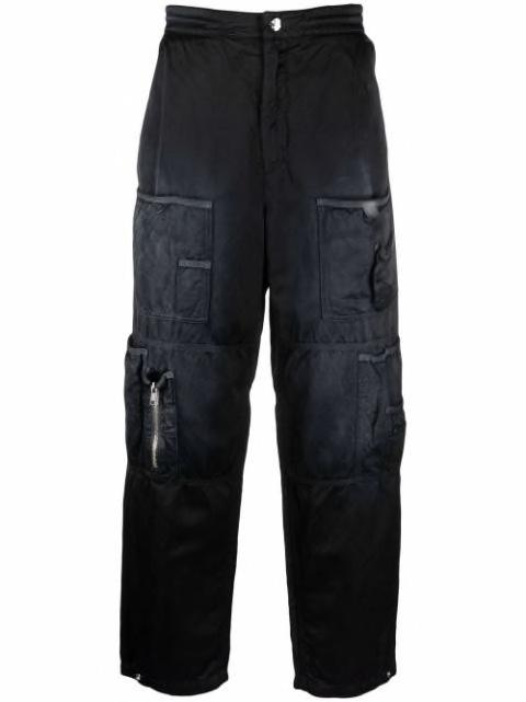 multi-pocket loose-fit trousers by DIESEL