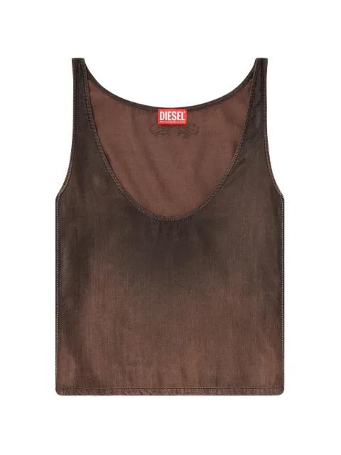 ombre-effect cropped top by DIESEL