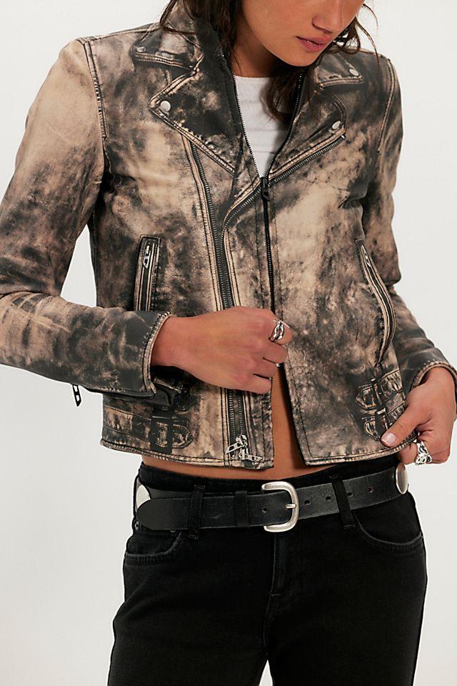 Diesel L-Uxure Leather Jacket by DIESEL | FREE PEOPLE